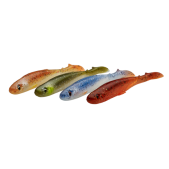 76753 Savage Gear Slender Scoop Shad 13cm 12g Clear Water Mix 4pcs